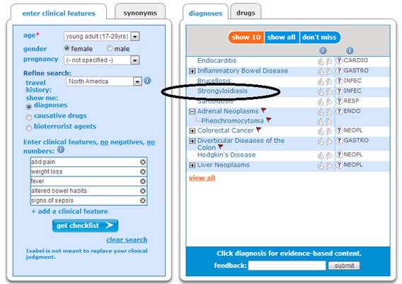 differential diagnosis