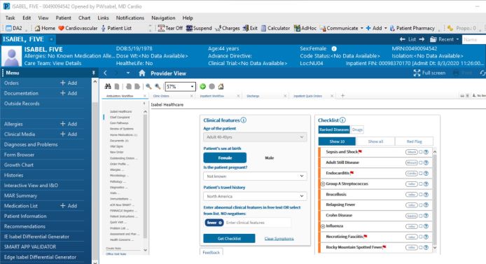 Screenshot CERNER FHIR small